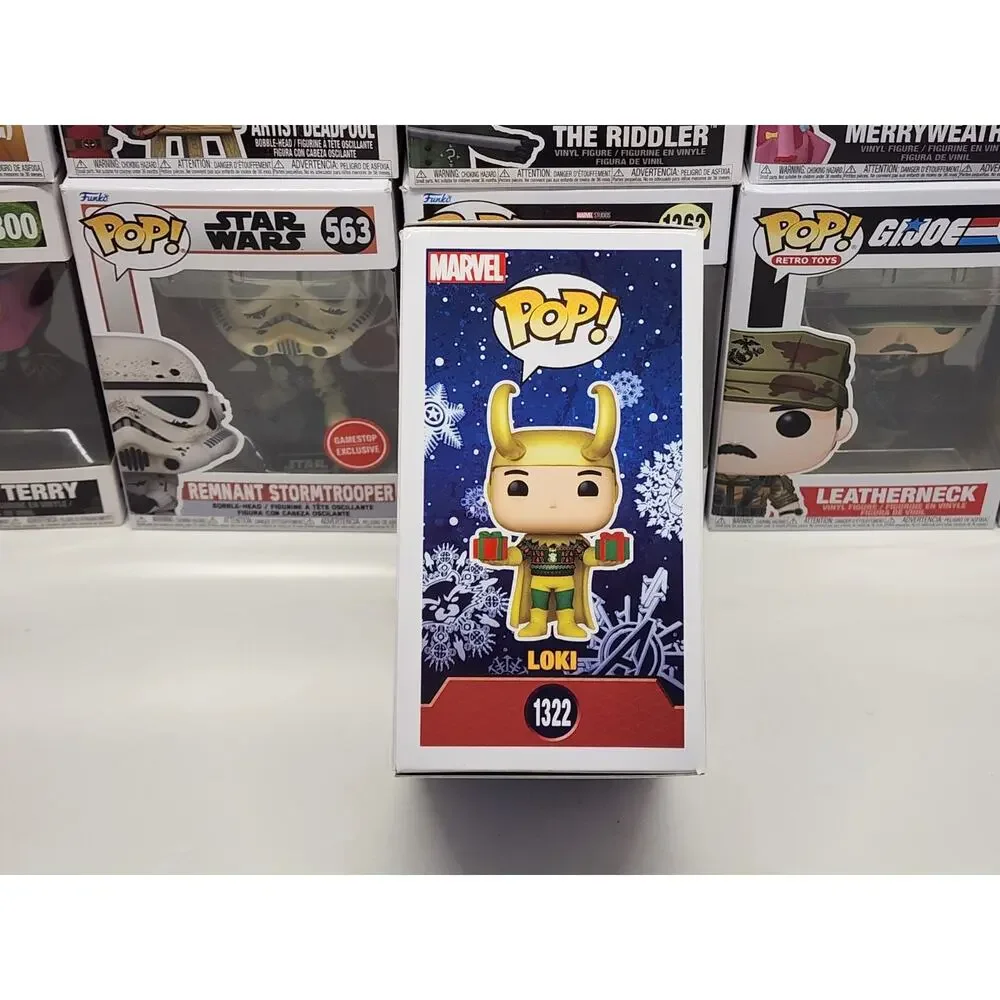 Funko Pop! Marvel Loki #1322 Hot Topic Exclusive Christmas Vinyl Figure 2023